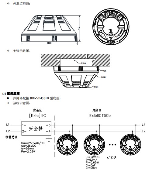 防爆點(diǎn)型光電感煙火災(zāi)探測器